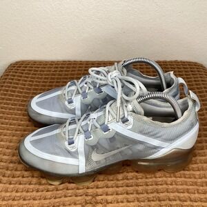 Nike AIR Vapormax 2019 Pure Platinum Blue AJ2617-001 GS Size 7Y Running Shoes